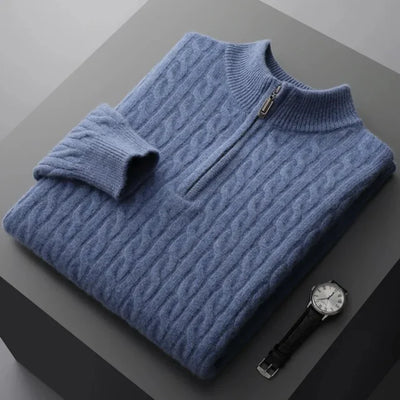 Marcello | Luxuriöser Half-Zip Pullover