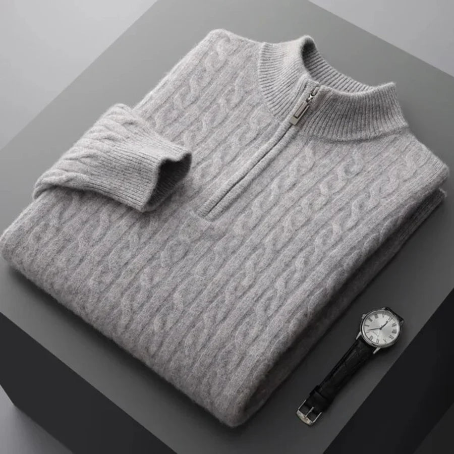 Marcello | Luxuriöser Half-Zip Pullover