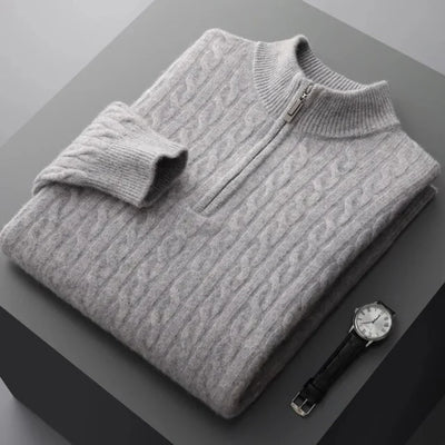 Marcello | Luxuriöser Half-Zip Pullover