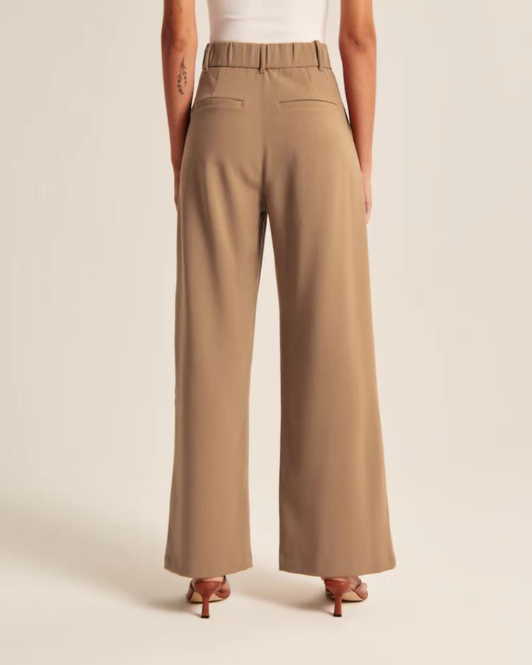 Elisa | Waffelstoff-Hosen mit weitem Bein