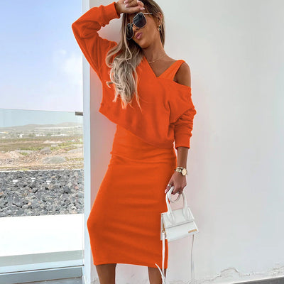 Alina | Casual Sweatshirt und Kleid Set