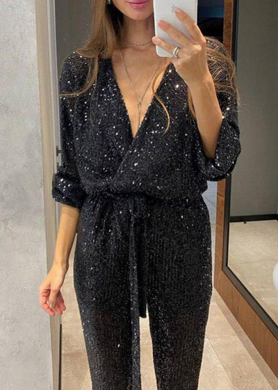 Dalia | Glitzernder Jumpsuit