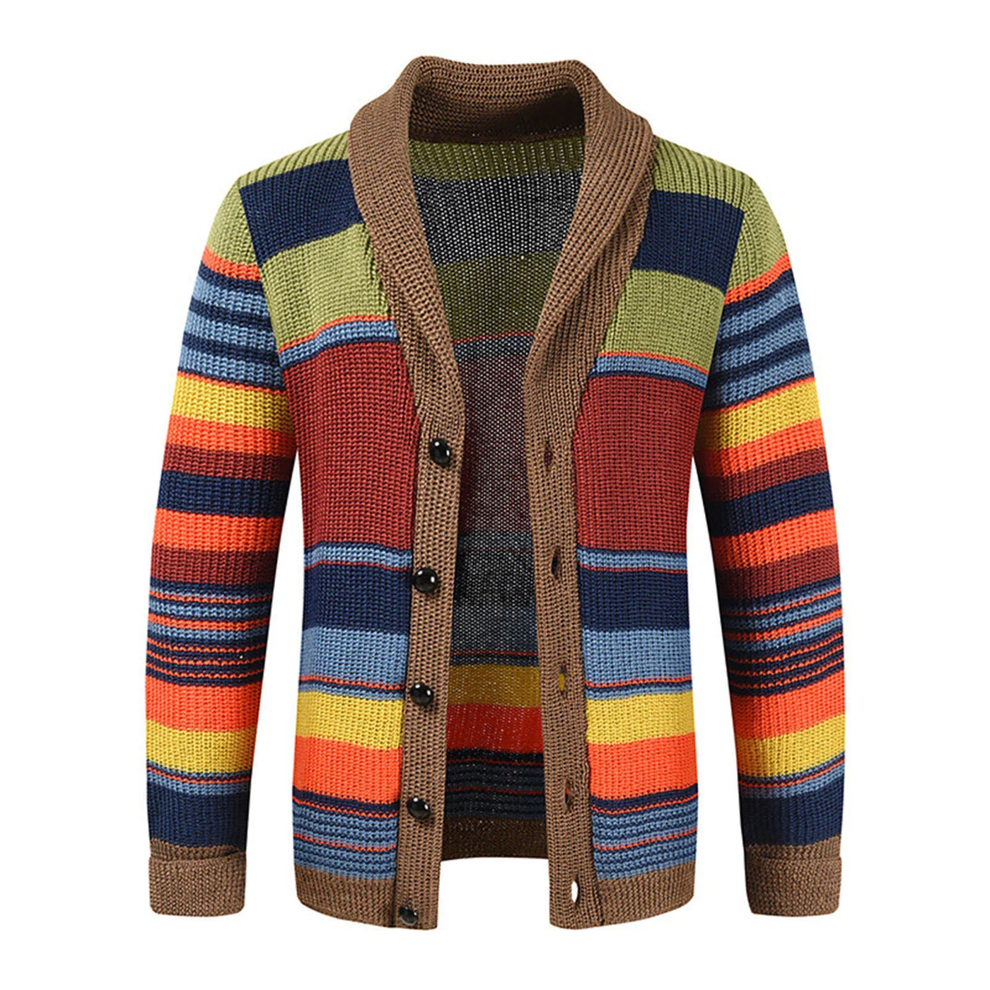 Gustav | Gestreifter Strickpullover
