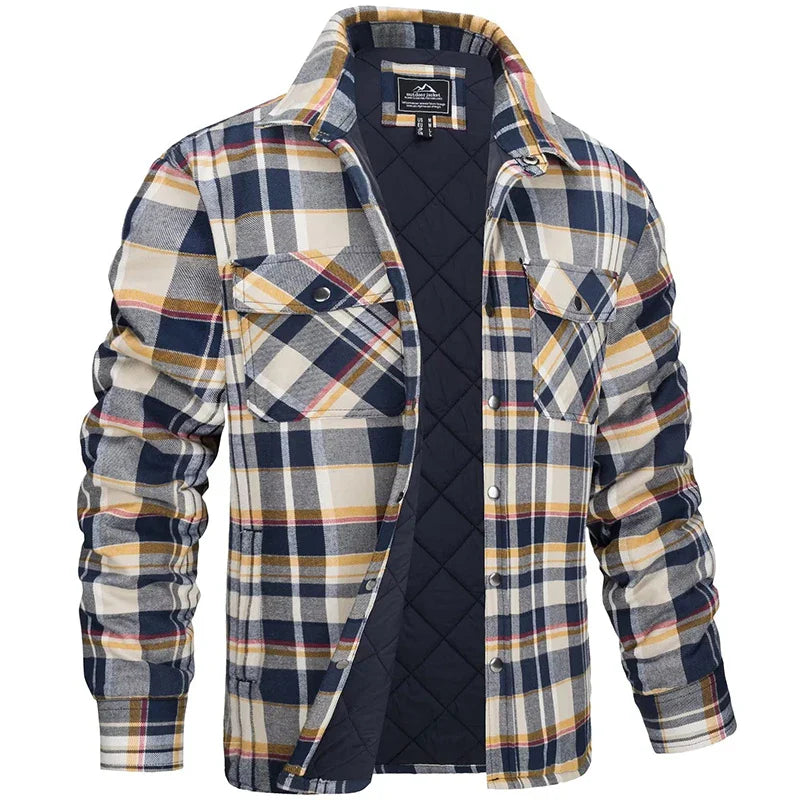 Thomas | Gefütterte Flanellhemdjacke