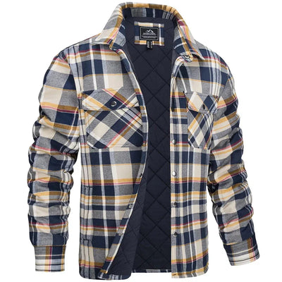 Thomas | Gefütterte Flanellhemdjacke