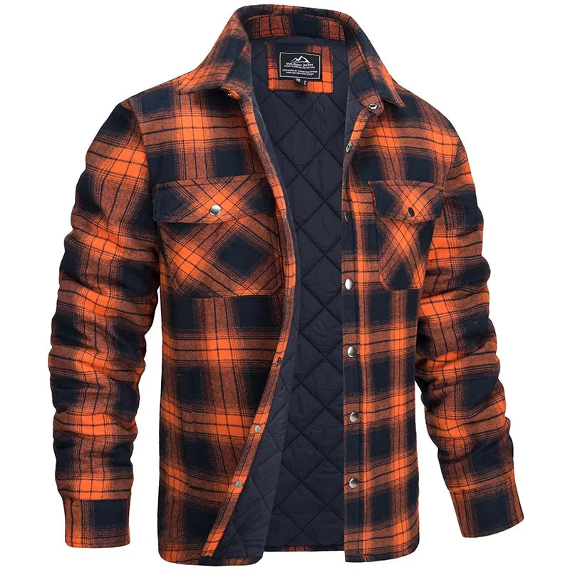 Thomas | Gefütterte Flanellhemdjacke