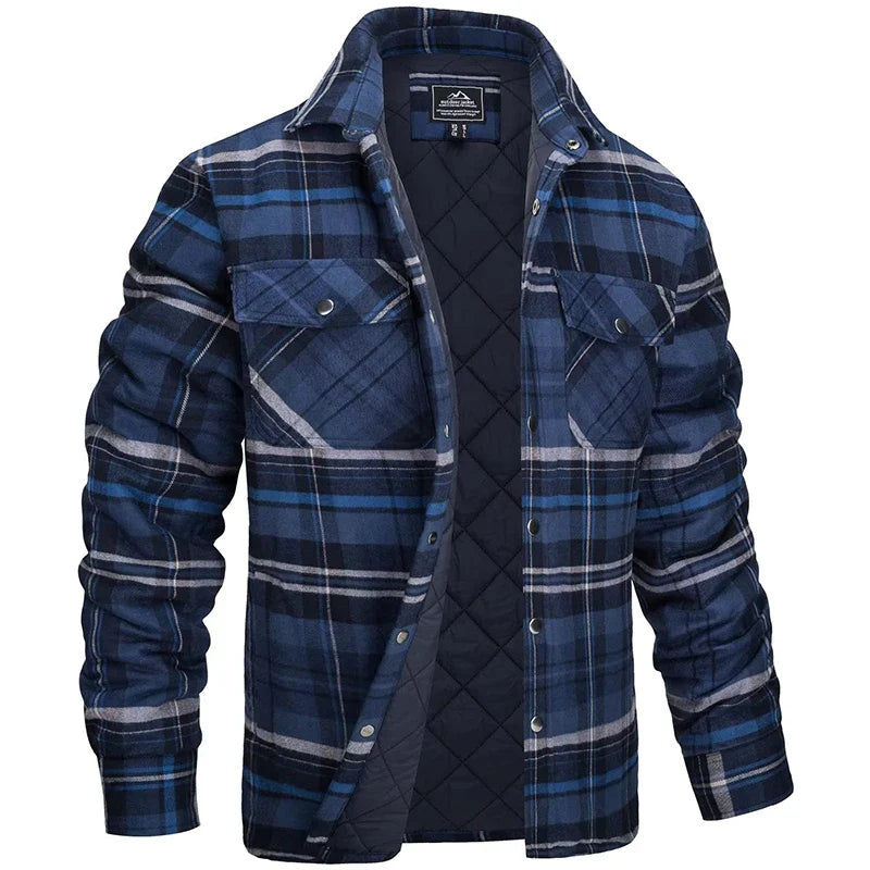Thomas | Gefütterte Flanellhemdjacke