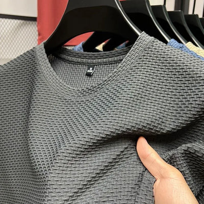 Tristan | Klassisches Waffelstoff-T-Shirt