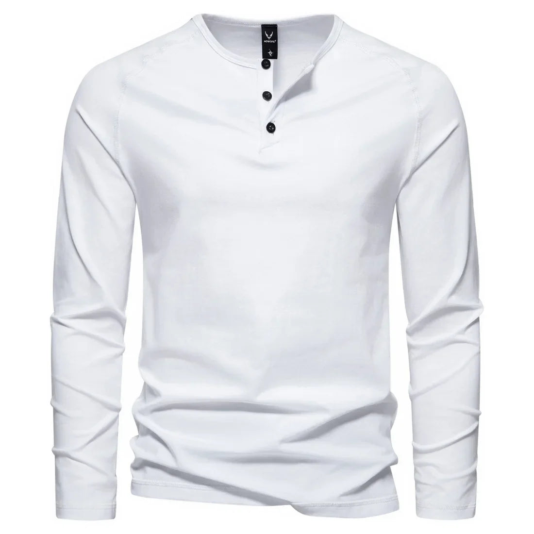 Royal | Langärmliges Henley-Shirt