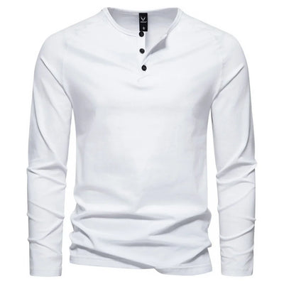 Royal | Langärmliges Henley-Shirt