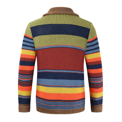 Gustav | Gestreifter Strickpullover