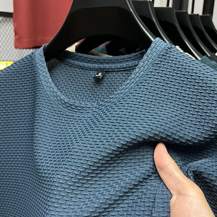 Tristan | Klassisches Waffelstoff-T-Shirt