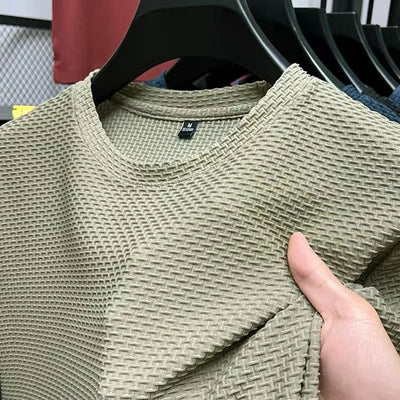 Tristan | Klassisches Waffelstoff-T-Shirt